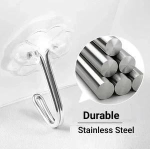Transparent Adhesive Hooks (Set of 24)