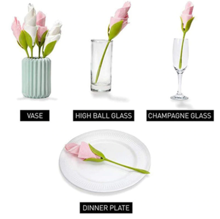 Bloom Folder - 3-Second Quick Flower Napkin Folder