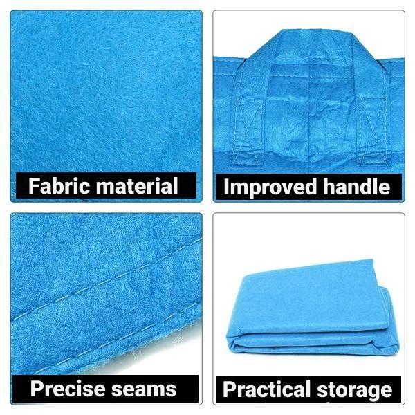 Raised Fabric Flower Bed