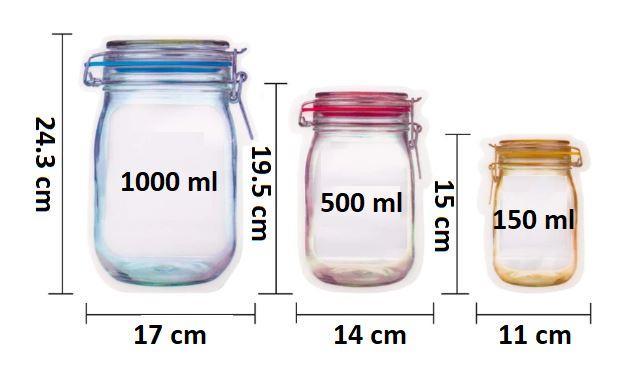 Reusable Jar Bags (Set of 10)