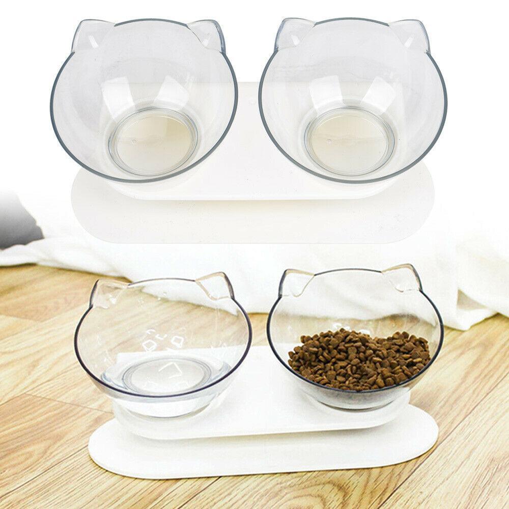 Anti-Vomiting Raised Cat Bowls