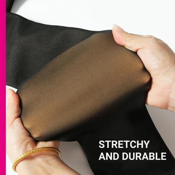 Fake Translucent Warm Fleece Tights - Perfect Legs
