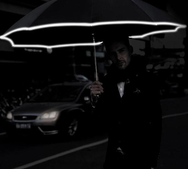 Inverted Umbrella With Reflective Band - BrelaPlus™