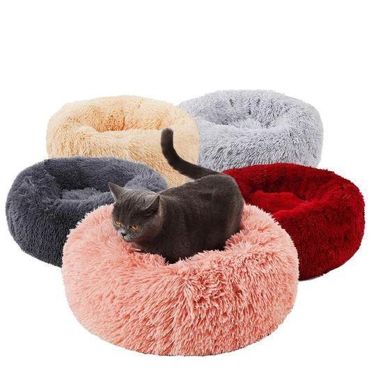 Super Soft Plush Pet Bed - For Cat or Dog