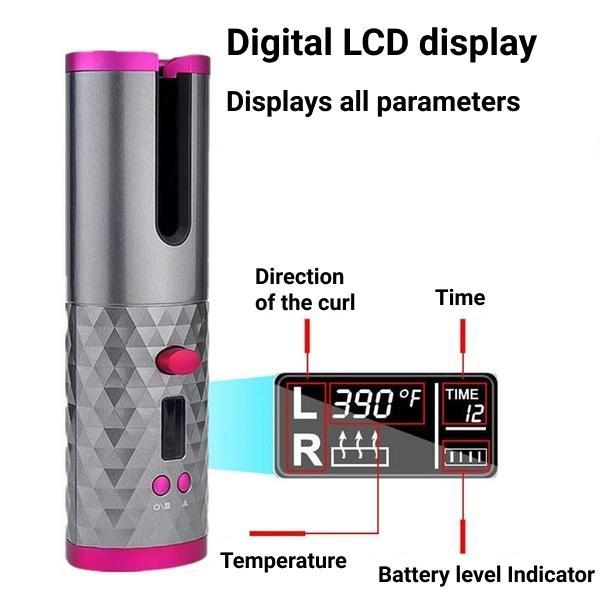 Ceramic Hair Curler - Automatic Rotation