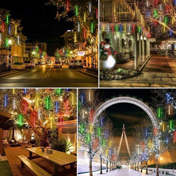Snowfall Garlands of Light (set of 8)
