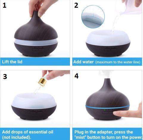 Aroma Diffuser And Humidifier 150 mL