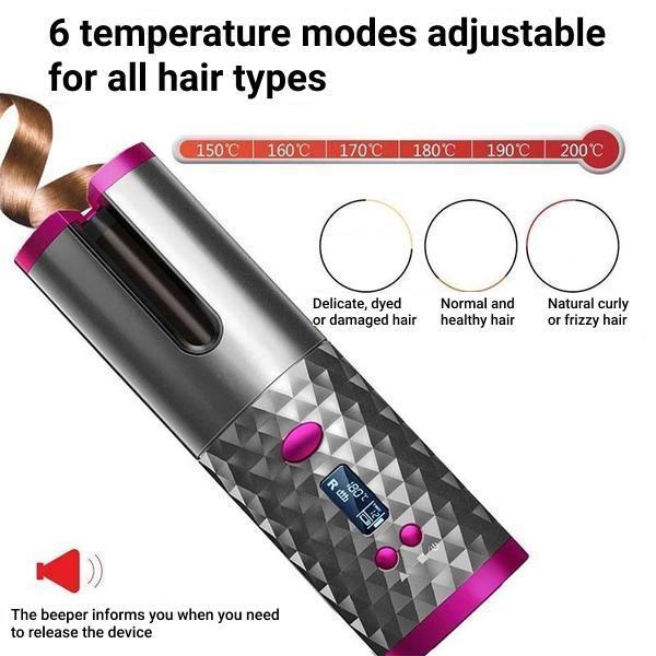 Ceramic Hair Curler - Automatic Rotation