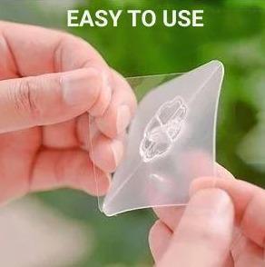 Transparent Adhesive Hooks (Set of 24)