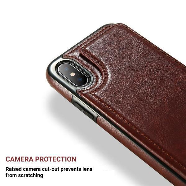 Deluxe Leather Multi-Purpose I-Phone Case