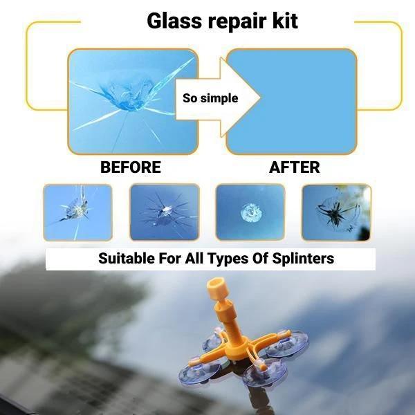 Glass repair kit - smartphones and windows