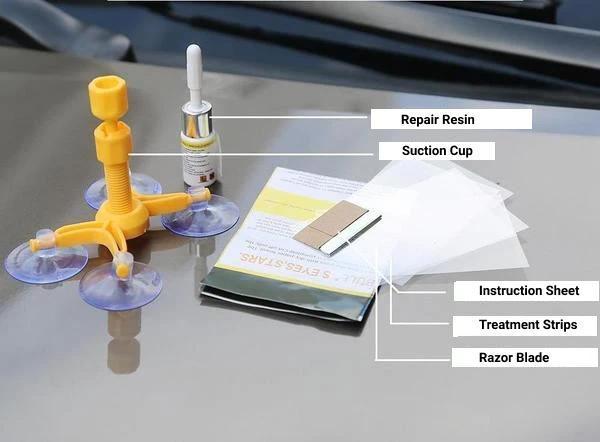 Glass repair kit - smartphones and windows
