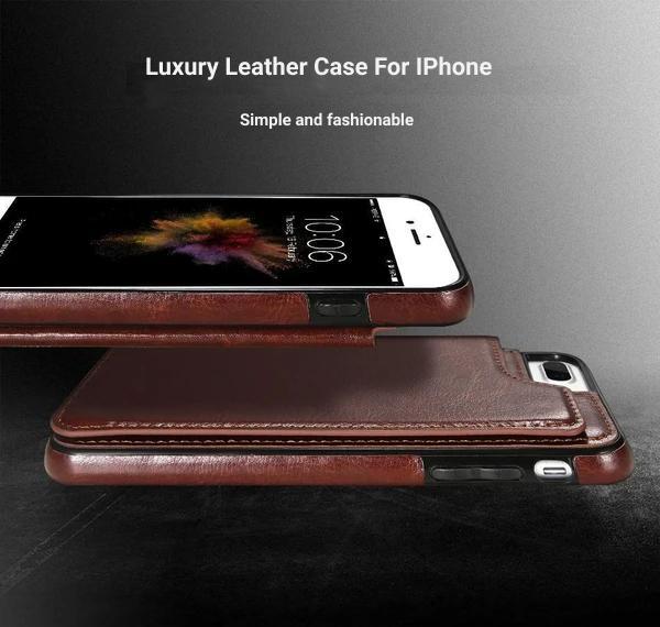 Deluxe Leather Multi-Purpose I-Phone Case