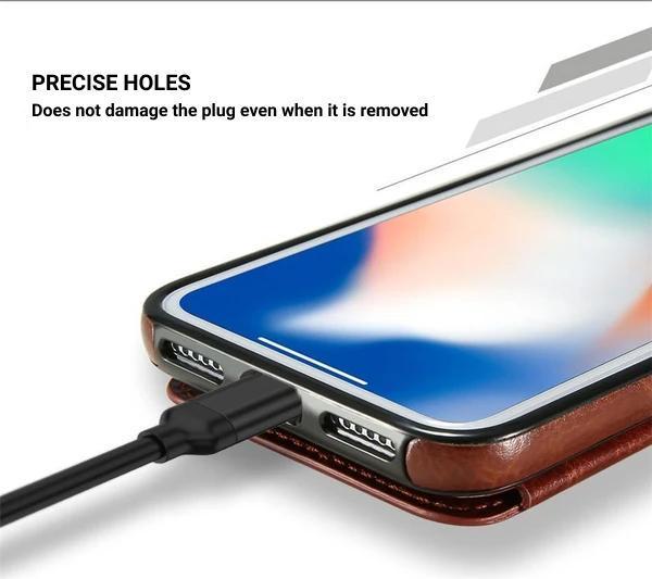Deluxe Leather Multi-Purpose I-Phone Case