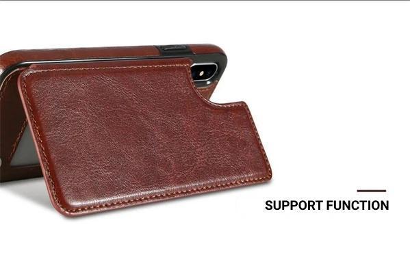 Deluxe Leather Multi-Purpose I-Phone Case