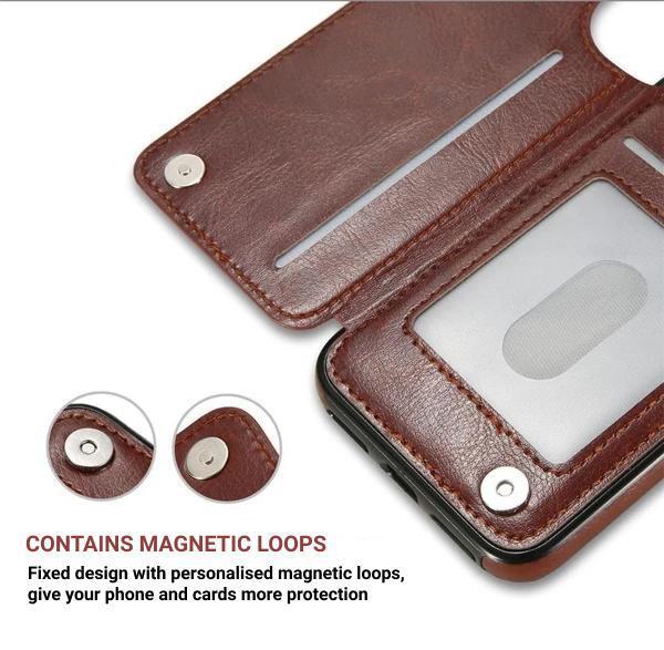 Deluxe Leather Multi-Purpose I-Phone Case