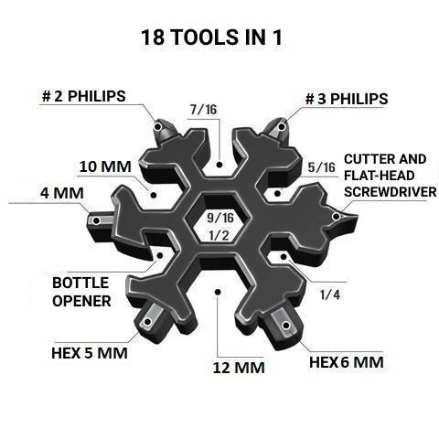 18-in-1 Stainless Steel Multi-tool