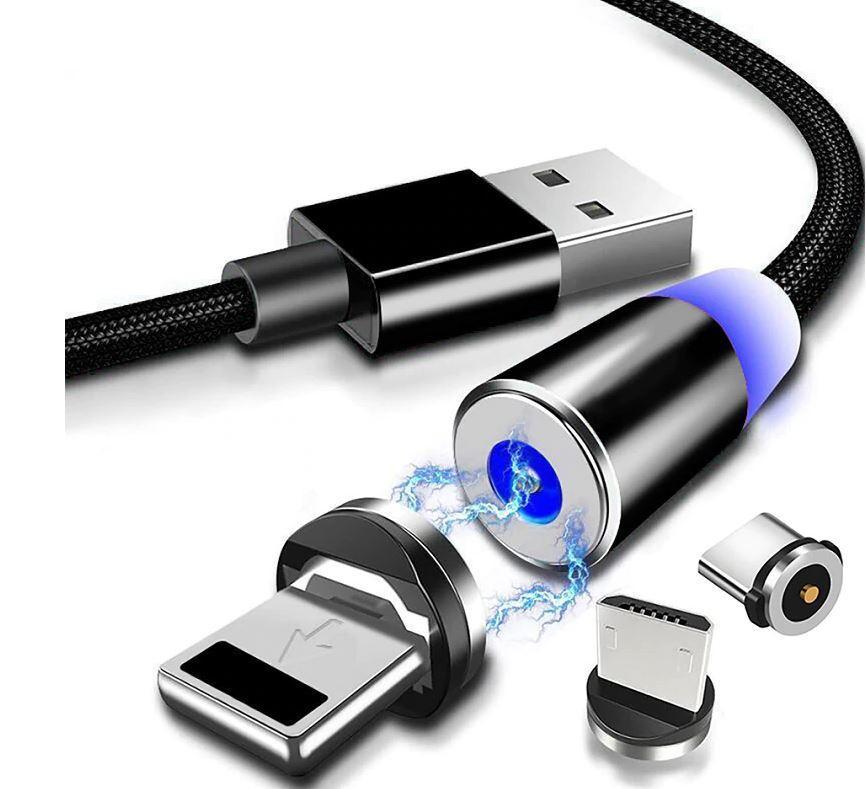 Magnetic iPhone charging cable - Type C - Micro Usb 360°