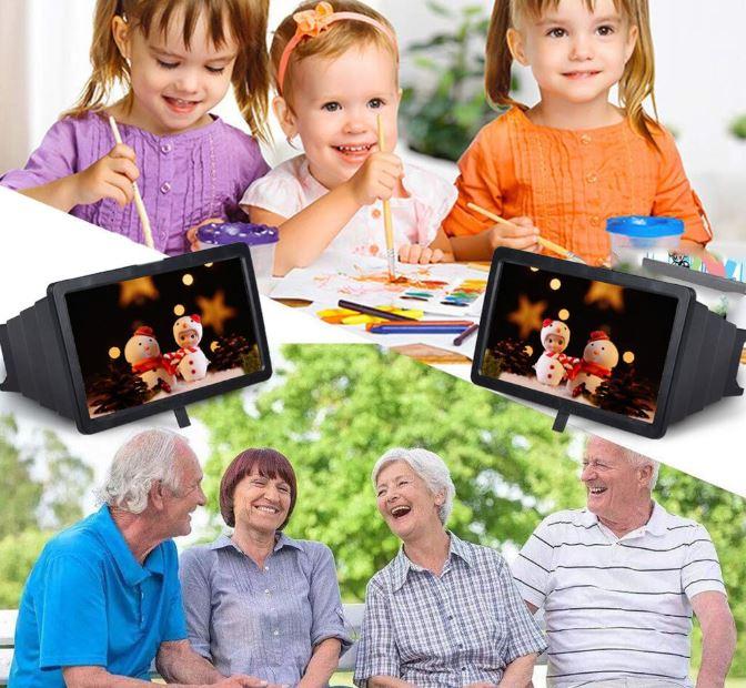 Portable 3D Phone Magnify Stand