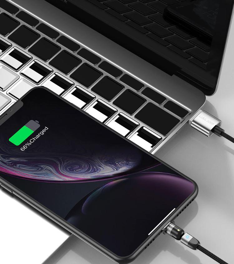 Magnetic iPhone charging cable - Type C - Micro Usb 360°