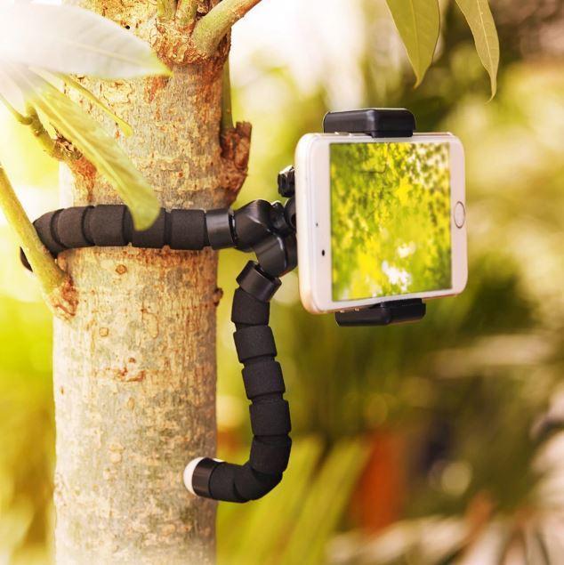 Flexible Tripod with Bluetooth Remote Control