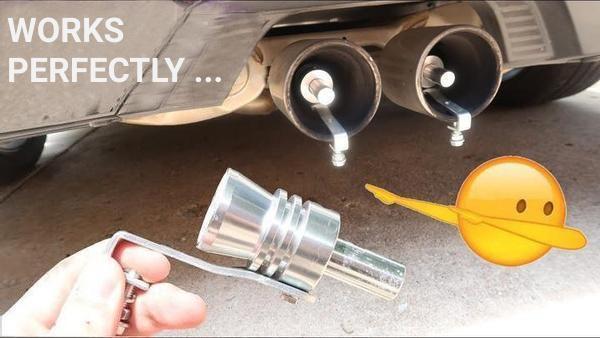 Turbo exhaust system for cars and motorbikes