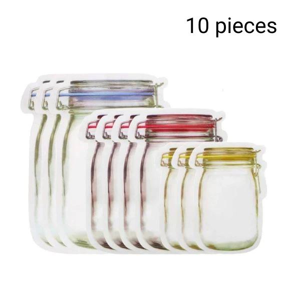 Reusable Jar Bags (Set of 10)