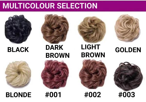 Chignon Bun Scrunchie Easy to Wear