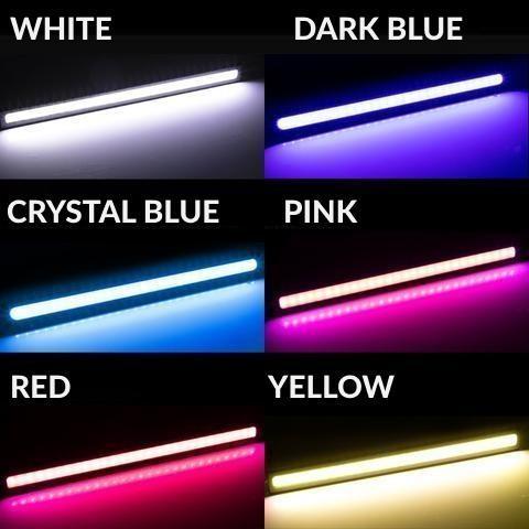LED Car Light Strips (Set of 2)