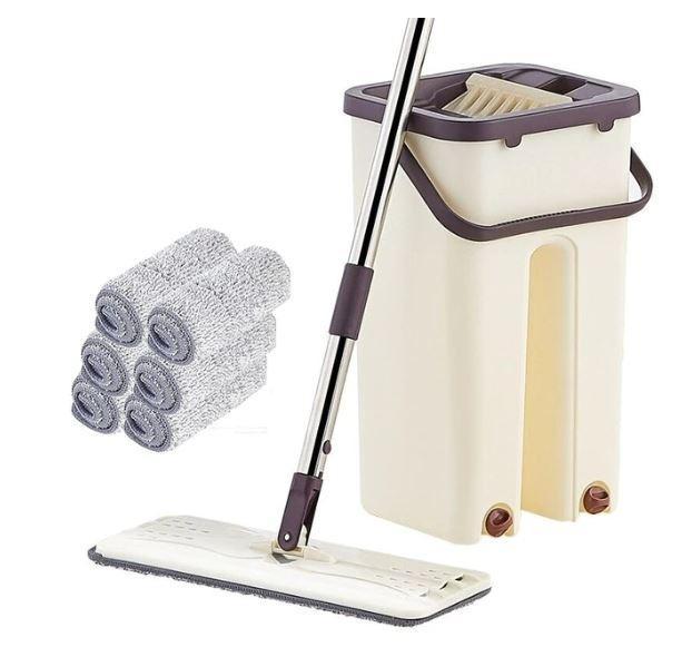 Mop With Wringer Bucket Kit