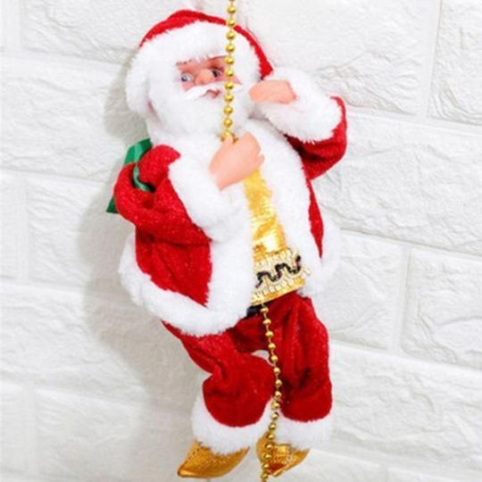 Climbing Santa Claus - Christmas Decoration