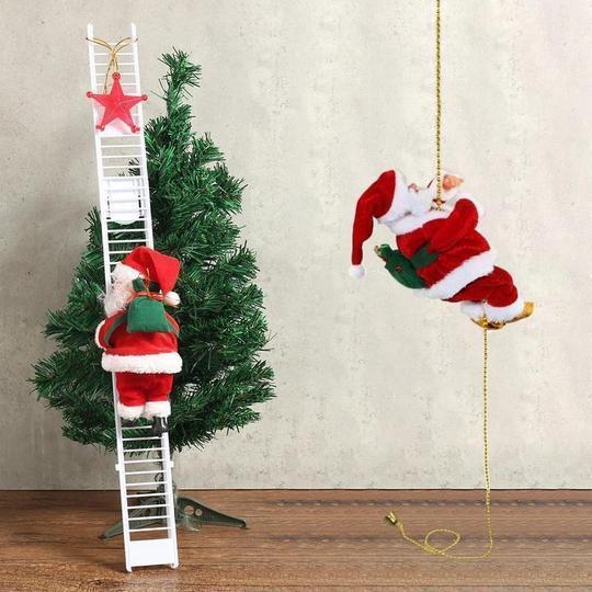 Climbing Santa Claus - Christmas Decoration