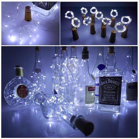 Fairy Lights Garland to Decorate Bottles