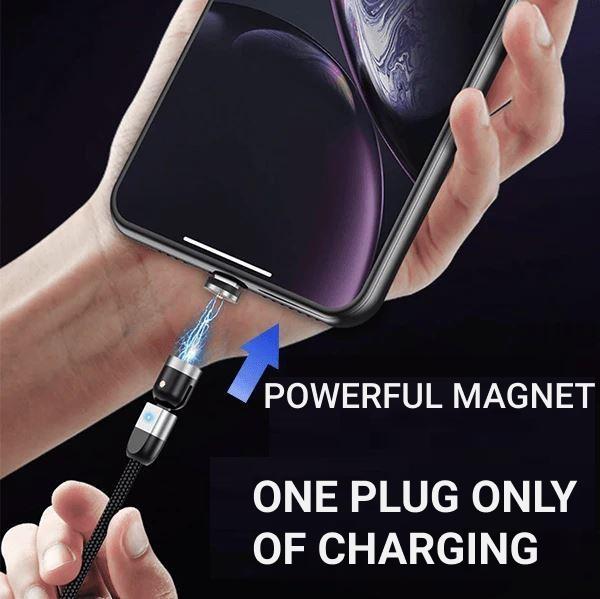 Magnetic iPhone charging cable - Type C - Micro Usb 360°