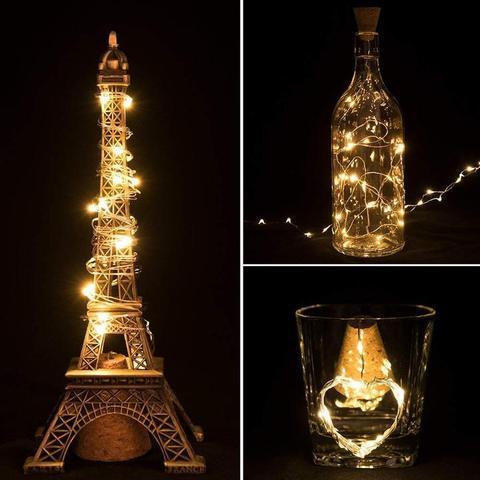 Fairy Lights Garland to Decorate Bottles