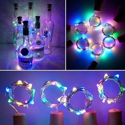 Fairy Lights Garland to Decorate Bottles