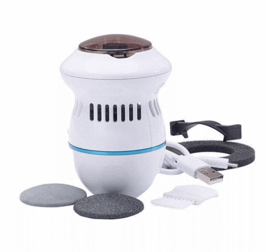 FOOT FILE AND CALLUS REMOVER WITH BUILT-IN VACUUM