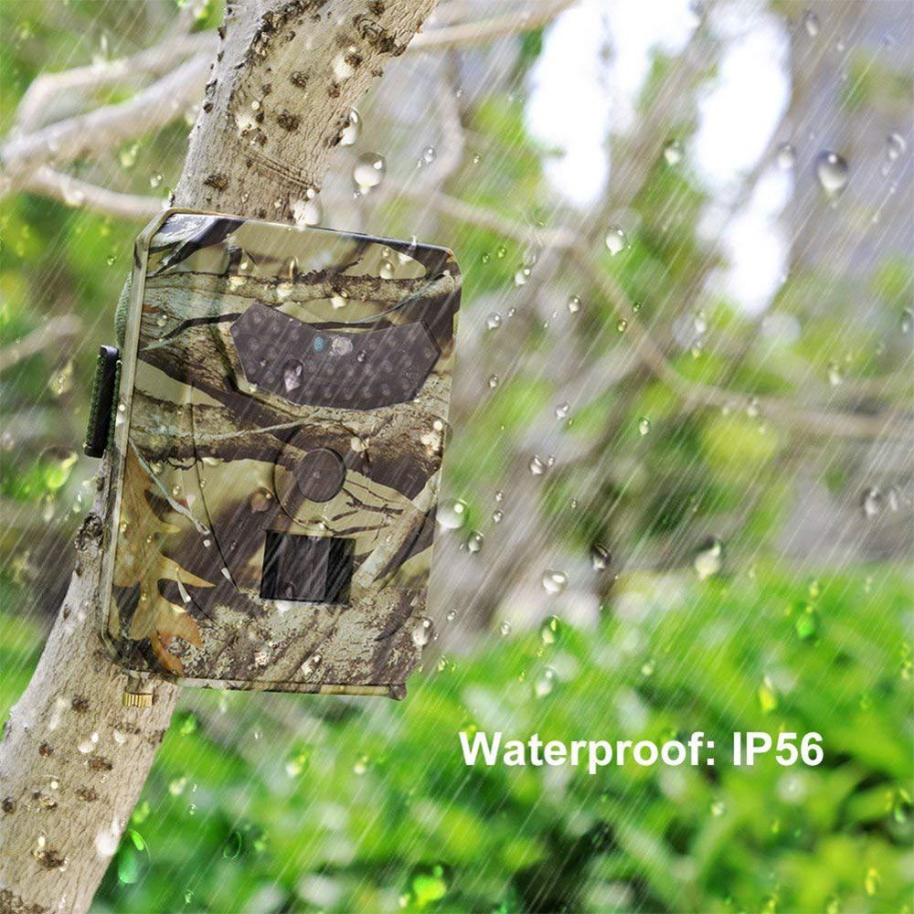 HD 1080P 12MP Digital Waterproof Hunting Trail Camera Infrared Night Vision Scouting Camera for Wildlife Hunting Monitoring and Farm Security