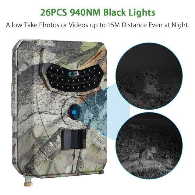 HD 1080P 12MP Digital Waterproof Hunting Trail Camera Infrared Night Vision Scouting Camera for Wildlife Hunting Monitoring and Farm Security