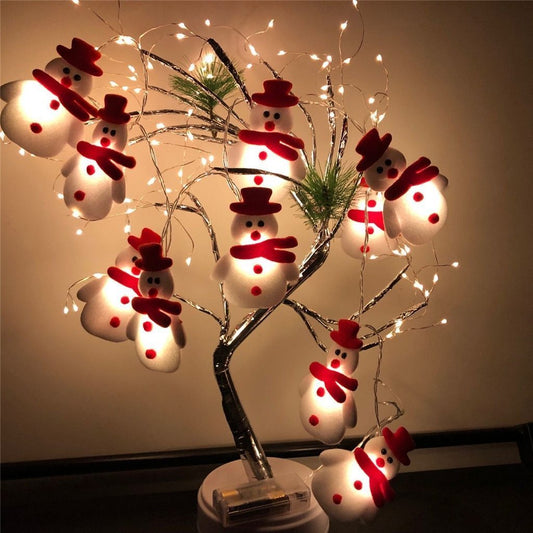 Snowman Fairy String Lights