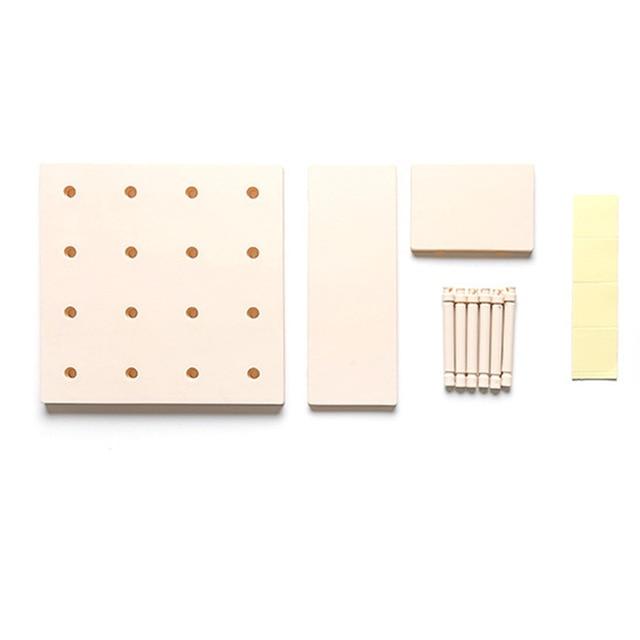 PegNRack - Customizable Peg Board Storage Rack Organizer