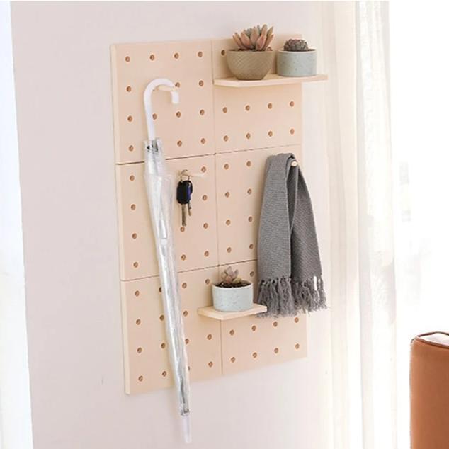 PegNRack - Customizable Peg Board Storage Rack Organizer