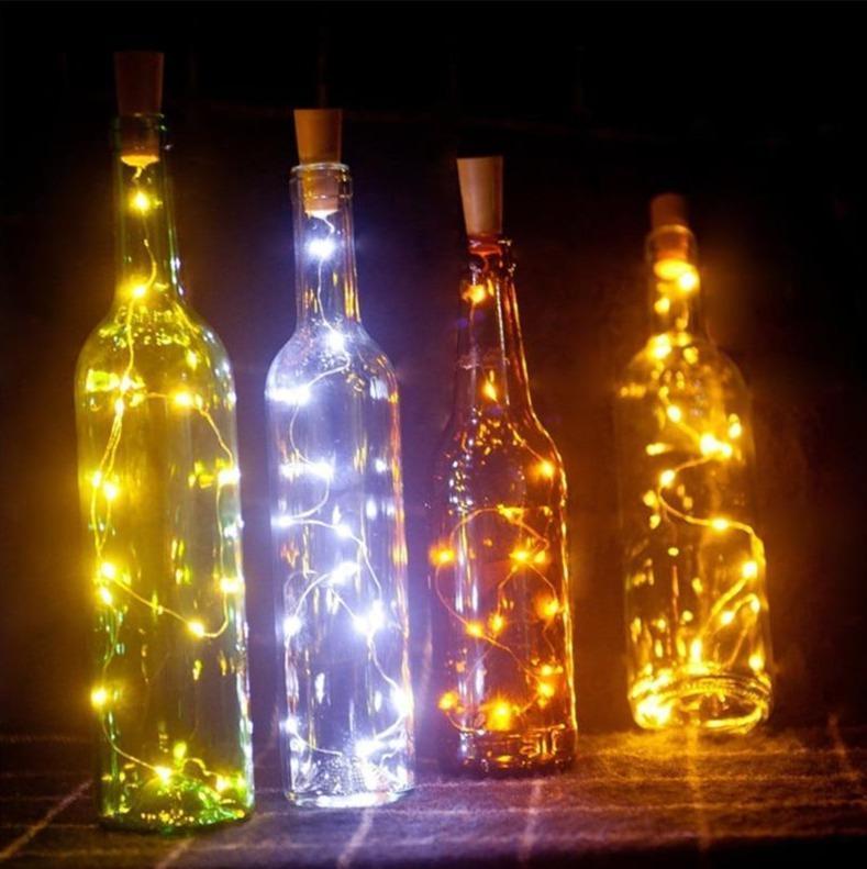 Fairy Lights Garland to Decorate Bottles