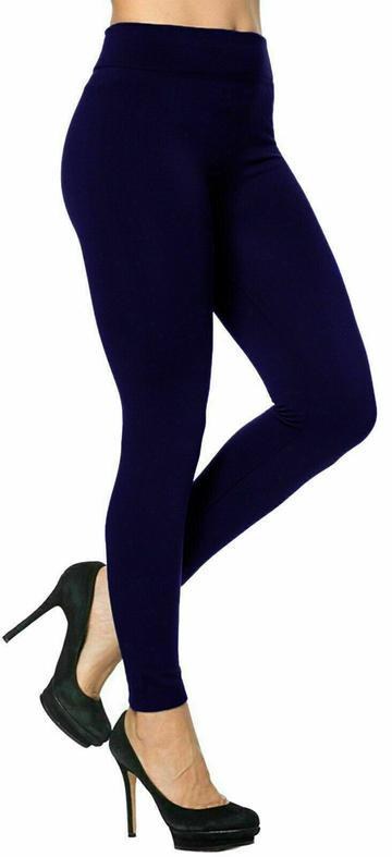 Strong Compression Leggings with Tummy Control and Thermal Fleece Lining