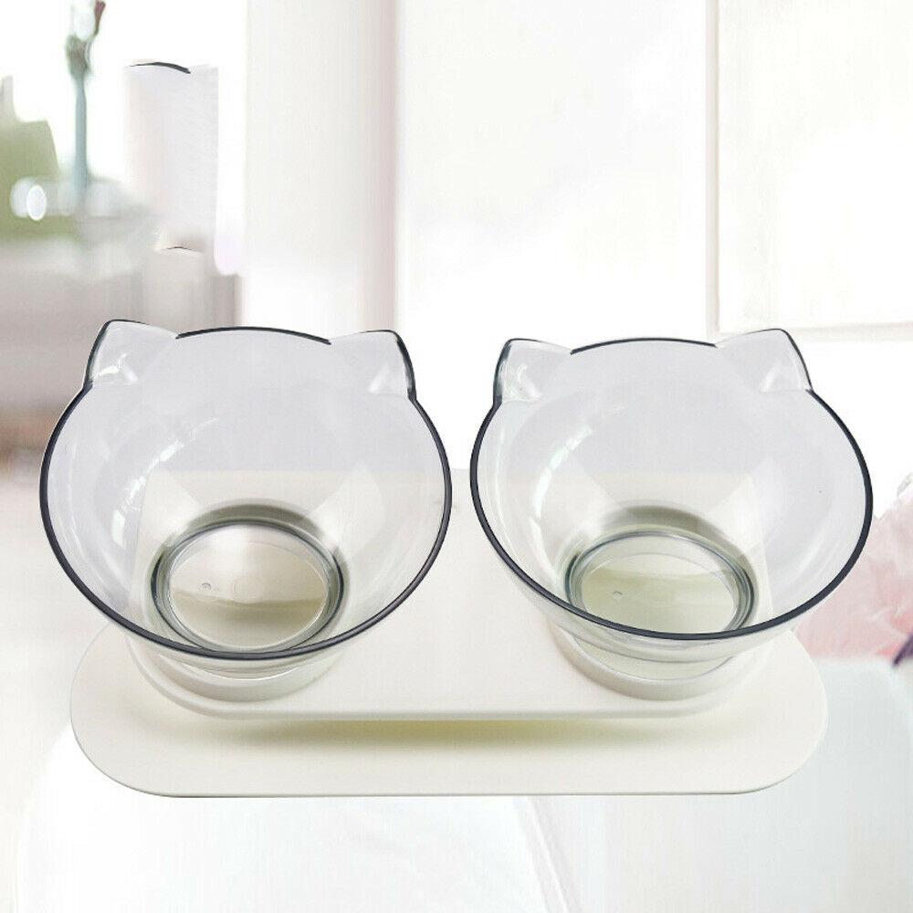 Anti-Vomiting Raised Cat Bowls