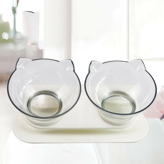 Anti-Vomiting Raised Cat Bowls
