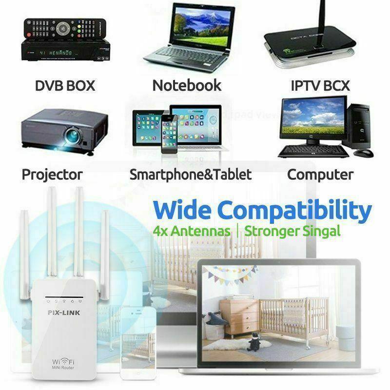 1200 MBPS DUAL- BAND WIFI LONG RANGE WIRELESS EXTENDER