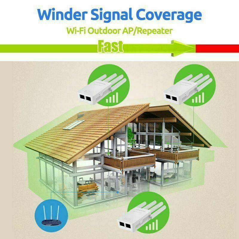 1200 MBPS DUAL- BAND WIFI LONG RANGE WIRELESS EXTENDER